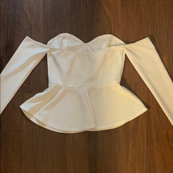 Charlotte Russe White Night Out Top - Picture 3 of 3